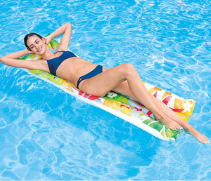 <span class=keywords><strong>INTEX</strong></span> 59720 Mart grand flotteur rempli d'eau Tan radeau tapis de lit bronzage baignoire gonflable bronzage piscine flotteur pour adultes enfants chaise longue - Product Image 3
