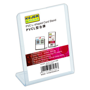 KEJEA Support <span class=keywords><strong>de</strong></span> cartes en PVC en forme <span class=keywords><strong>de</strong></span> L Présentoir en PVC Tentes nominatives Porte-numéros <span class=keywords><strong>de</strong></span> <span class=keywords><strong>table</strong></span> Présentoir d'étiquettes <span class=keywords><strong>de</strong></span> prix alimentaires Plaques signalétiques <span class=keywords><strong>de</strong></span> bureau - Product Image 4