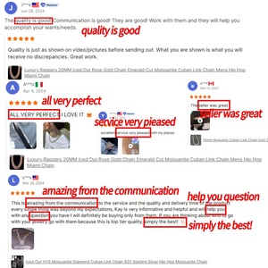 20mm Cuban liên kết chuỗi 925 bạc nặng không biên giới Iced ra Miami vvs hip hop moissanite Cuban chuỗi - Product Image 6