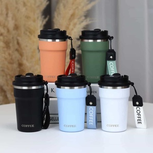 New Cross-border 304 Stainless Steel Classic Vacuum Insulated Leak-proof <b>Double</b> <b>Wall</b> Coffee Cup Portable Business Office Use Car - Product Image 1