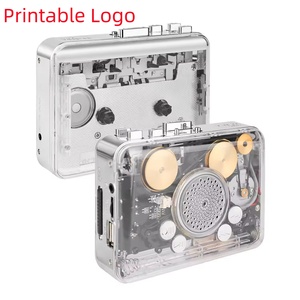 Factory Transparent Cassette <b>Player</b> JL-301 Tape to MP3 Converter <b>USB</b> Jack Auto Reverse FM Radio Digital Display for Home Office - Product Image 1
