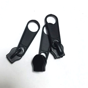 3 #5 #<span class=keywords><strong>8</strong></span> # fermetures à glissière pour Nylon résine métal fermetures à glissière argent glisseur Pull bagages bande Zip Pull Lock Head Kitting - Product Image 4