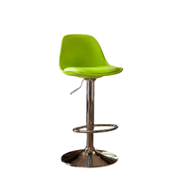 Tabourets de bar pivotants à hauteur réglable avec structure en acier et assise rembourrée pour îlot de cuisine, salle à manger, café, comptoir