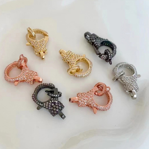 Accesorios de Joyería DIY: Dijes de Candado de Corazón Minimalistas de Lujo, Chapados en Oro de 18K, de Latón, Resistentes al Deslustre - Product Image 6
