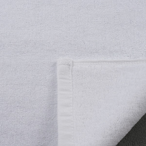 Serviette carrée en coton pur Kim Ryan White 33x33cm, épaisse et absorbante, pour hôtel et restaurant - Product Image 2