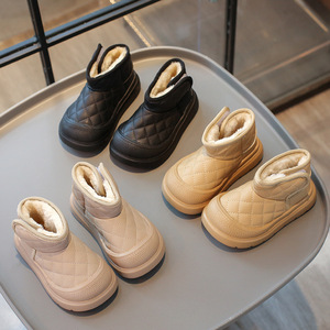 Bottes d'hiver pour enfants respirantes, antidérapantes, à semelle épaisse et plate, pour garçons et filles - Product Image 2