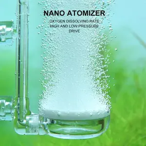 Factory Aquarium Air Stone Fish Tank Nano Bubble Stone Kit Quiet Super High Dissolved Oxygen Diffuser Makes Super Tiny Bubbles