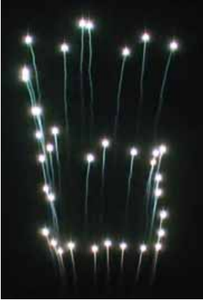 (4*8) un solo disparo pirotécnico de aluminio Equipo de visualización morteros 3 tubos de mortero fuegos artificiales - Product Image 2