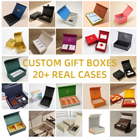 Boîte cadeau rigide à rabat magnétique personnalisée avec logo en feuille d'or, insert en EVA, fermeture magnétique de luxe, emballage en gros
