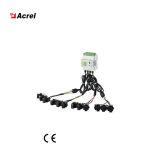 Acrel DTSD1352-4S 4 channel AC multi sirkuit, pengukur daya rel din 4 kanal 3 fase untuk aplikasi stasiun pangkalan