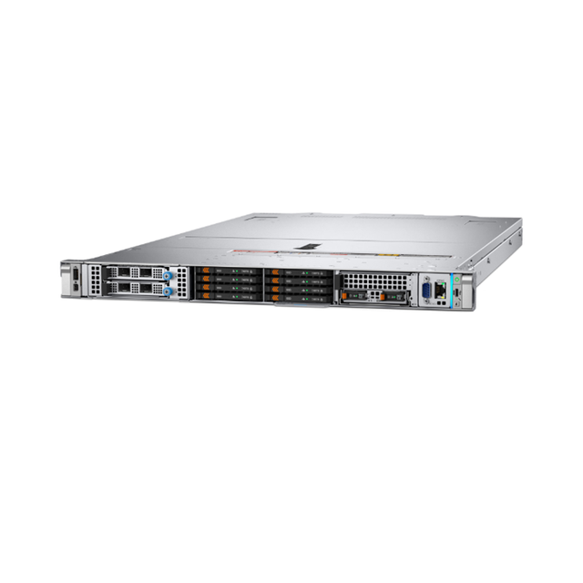 R670 1U Rack Server With Xeon Processor 32GB DDR5 Memory SSD & HDD Used ERP File Hosting Desktop Computer Shared Database Server