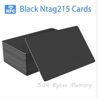 Carte de visite personnalisée en PVC caoutchouc étanche avec puces RFID NFC programmables, code QR, finition mate, contrôle d'accès, hôtel, TikTok, réseaux sociaux