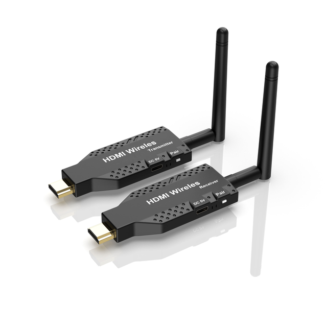 50M/100M   Wireless HDTV Transmitter Receiver Extender Projector Audio and Video Wireless Playback Transceiver