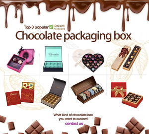 Scatola di Cioccolatini in Cartone Rigido Ecologico con Laminazione Opaca Soft Touch di Lusso, Artigianale, <span class=keywords><strong>per</strong></span> Alimenti, 9 Pezzi di Tartufi e Praline - Product Image 5