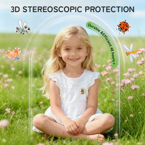 Nuevos Parches Repelentes de Insectos con Aceites Esenciales Naturales para Niños, Venta al Por Mayor OEM, Adhesivos con Perlas Explosivas de PU, Efectivos y No Tóxicos - Product Image 5