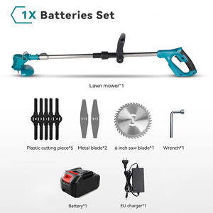 Tosaerba Elettrico 21V Fornito dal Produttore, Batteria da 15000mAh e 7800 Giri/Min per un Taglio Efficiente dell'Erba - Product Image 3