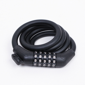 टोनीऑन 5 अंकों का पासवर्ड नंबर कॉम्बो एंटी-कट साइकिल संयोजन अच्छा केबल बाइक लॉक - Product Image 4