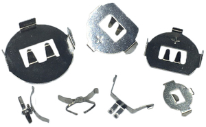 Thép chính xác kim loại không gỉ SMT 16850 18650 AAA pin mảnh bom kim loại mùa xuân kẹp pin địa chỉ liên lạc chủ tấm clip - Product Image 2