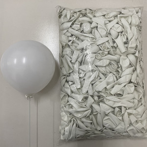 12inch 2.8g Eco-Friendly Natural Latex Romance Style Round <b>Balloon</b> Matte White for Birthday Party Decoration - Product Image 3