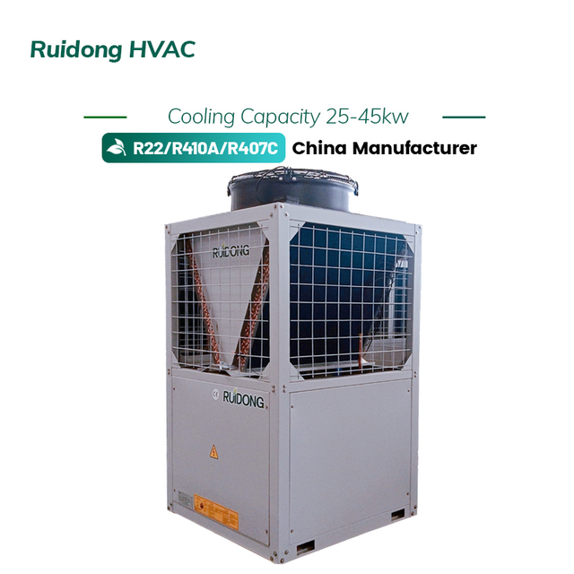 Industrial Scroll Air-Cooled Water Chiller Sanyo Compressor R410A Refrigerant Energy Saving High Productivity