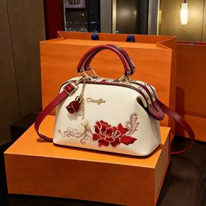 Sacs à main de luxe de haute qualité pour femmes, sacs à bandoulière avec deux poignées, sac en cuir véritable, sac à main en crochet, sac pour ordinateur portable - Product Image 1