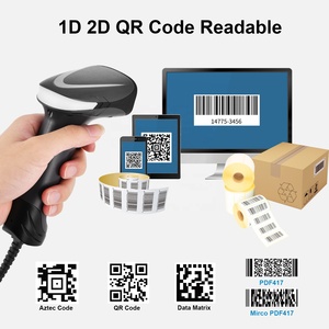 Escáner de Códigos de Barras 2D QR Serie JR05, Inalámbrico Bluetooth 2.4G, Portátil, <span class=keywords><strong>con</strong></span> Batería de 2000mAh, para Conteo de Inventario en Almacenes - Product Image 5