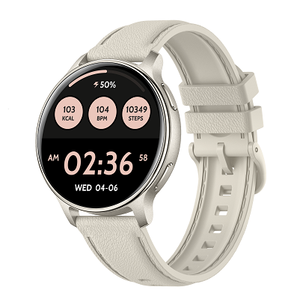 Reloj Inteligente HT43 con Llamadas Bluetooth para Adultos, Rastreador Deportivo GPS, Pantalla AMOLED de 1.32 Pulgadas 466*466, Resistente al Agua 3ATM, Aplicación GloryFitPro, Negro Gris - Product Image 1