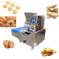 Ligne de production de biscuits, formage de biscuits à l'avoine, moulage de biscuits aux amandes pour la production en usine alimentaire