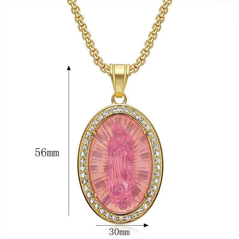 จี้เดี่ยวสีม่วงไม่มีโซ่