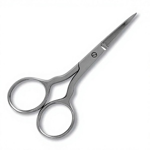 ASAP Customized 4" Stainless Steel Manicure <b>Scissors</b> Beauty Nail Art Tools Straight Sharp Blade Right-Handed Eyebrow <b>Scissors</b> - Product Image 2