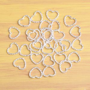 DIY Metal Jewelry Accessories Embossed Pentagram Heart Twist Jump <b>Rings</b> Eco-friendly Plated <b>Key</b> Chains - Product Image 5