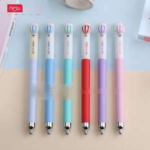 Kreativer Drehmechanismus Ballon-Design Radierbarer Blauer Gelstift Spaßiger Interaktiver Glatt Schreibender Studenten-Entwurfstift - Product Image 3