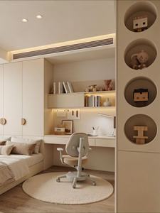 Armoire de chambre à coucher intégrée en contreplaqué <span class=keywords><strong>OSB</strong></span> moderne, design mural, grande capacité, durable, bricolage pour le rangement des vêtements en appartement - Product Image 2
