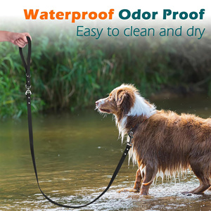 Laisse pour <span class=keywords><strong>chien</strong></span> imperméable, facile à nettoyer, robuste, 360° °   Laisse d'entraînement pour animaux de compagnie anti-emmêlement pivotante avec anneau en O en métal pour grands chiens - Product Image 5