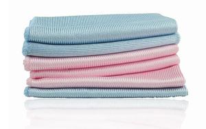 Chất Lượng Hàng Đầu Shiny Microfibre Kính Vải Xe/Cửa Sổ Làm Sạch Khăn - Product Image 4