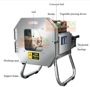 เครื่องตัดผักผลไม้เครื่องตัดสับเครื่องหั่นผักกระเทียมผักจีน - Product Image 2