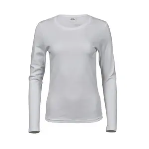 Ladies <b>Long</b> Sleeve Interlock T-<b>shirt</b> custom merchandising - Product Image 1