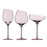 Verre à vin rouge flamant rose créatif, gobelet biseauté en cristal, coupe à champagne pour mariage