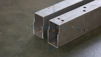 Machine de fraisage d'extrémités en aluminium CNC avec PLC, prix compétitif, excellente qualité