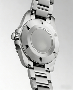 Reloj de Buceo de Acero Inoxidable con Esfera Negra, Bisel Giratorio Negro y Ventana de Fecha Longinesing - Product Image 5