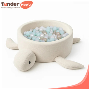 柔らかい遊具ボールプール、子供用屋内遊び場、幼児アクティビティセンター、やわらかくて遊び心のある亀の形をしたボールプール - Product Image 6