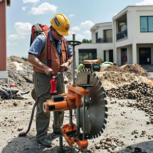 PJ 2025 Machine de découpe de mur de briques de meilleure qualité pour la construction Machine de découpe automatique de béton au diamant de 500mm - Product Image 2