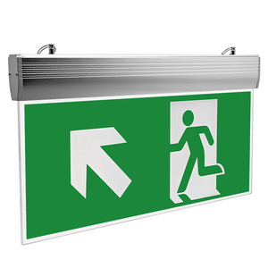 Dấu hiệu thoát hiểm khẩn cấp XJW-03P dấu hiệu phát quang sơ tán Acrylic dấu hiệu an toàn phát sáng Ni-Cd 2700mAh pin 3 giờ - Product Image 1
