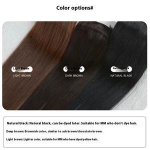 Véritable Remy Européenne Clip-in One-Piece Cheveux Morceau Machine Double Trame Invisible Longue Augmentation Montant Démonté Connecté Conception - Product Image 6