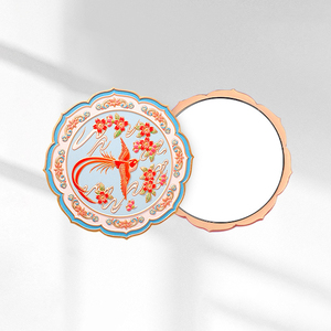 Tùy Chỉnh <span class=keywords><strong>Mini</strong></span> Gương Biểu Tượng Di Động Vòng Tròn Lưu Niệm Du Lịch Quà Tặng Trang Điểm Tùy Chỉnh Nhỏ Gọn Gương - Product Image 1