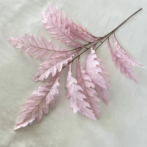 Venta caliente flores de boda rosa claro seda Artificial Color Rosa Dalia Rosa Hortensia para la decoración del evento de la boda del hogar - Product Image 6