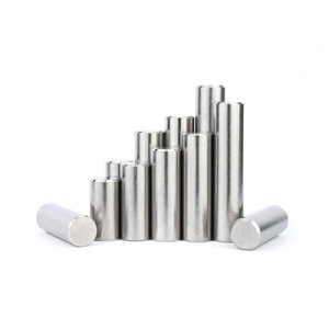 Tùy chỉnh trục 1/4 ''1/8'' hình trụ thẳng Threaded knurl Brass nhôm thép không gỉ bước chốt Pin - Product Image 1