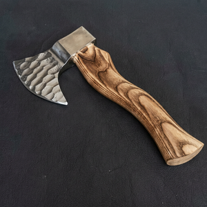 ขวานช่าง ZA DAMASCUS MAKERS ใบมีดเหล็กคาร์บอนขนาด 5 นิ้ว ด้ามไม้ สำหรับผ่าฟืน ตัดต้นไม้ งานไม้ - Product Image 1