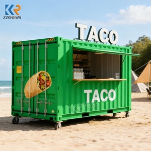 Restaurant <span class=keywords><strong>mobile</strong></span> en conteneur à vendre Conteneur de restauration rapide préfabriqué Café avec cuisine Afrique - Product Image 5