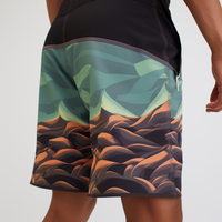 Shorts de Bain Designer en Nylon Personnalisés pour Hommes, Taille Élastique, Extensibles dans 4 Sens, Idéaux pour la Plage, le Sport et le Surf